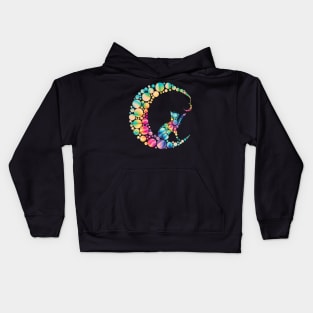 Happy International Dot Day September 15th Cat Polka Dot Kids Hoodie